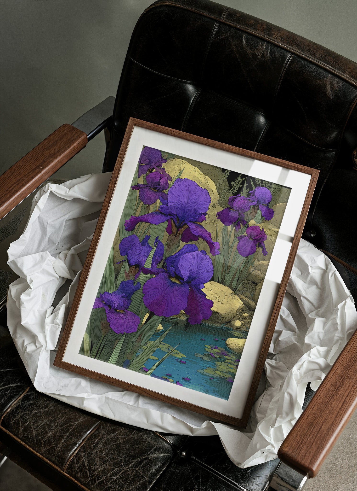 Irises at the Water's Edge
