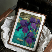 Indigo Blooms by the Stream