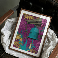 Temple Bell in Wisteria