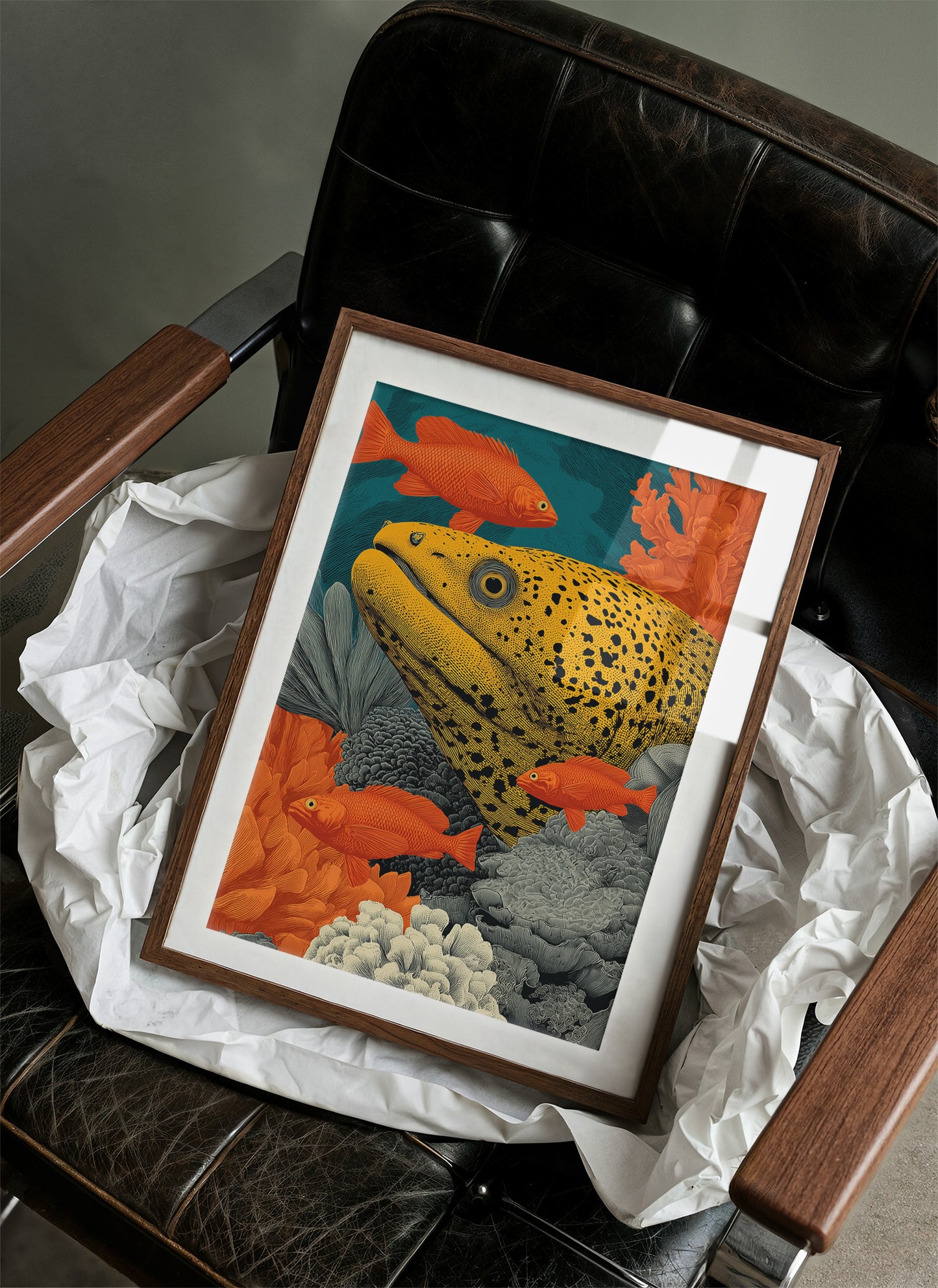 Moray Among the Reef