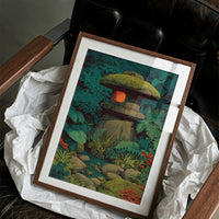Lantern by the Stream