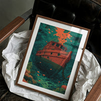 Shipwreck on the Reef Floor