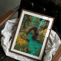 Stone Bridge Over Turquoise Waters