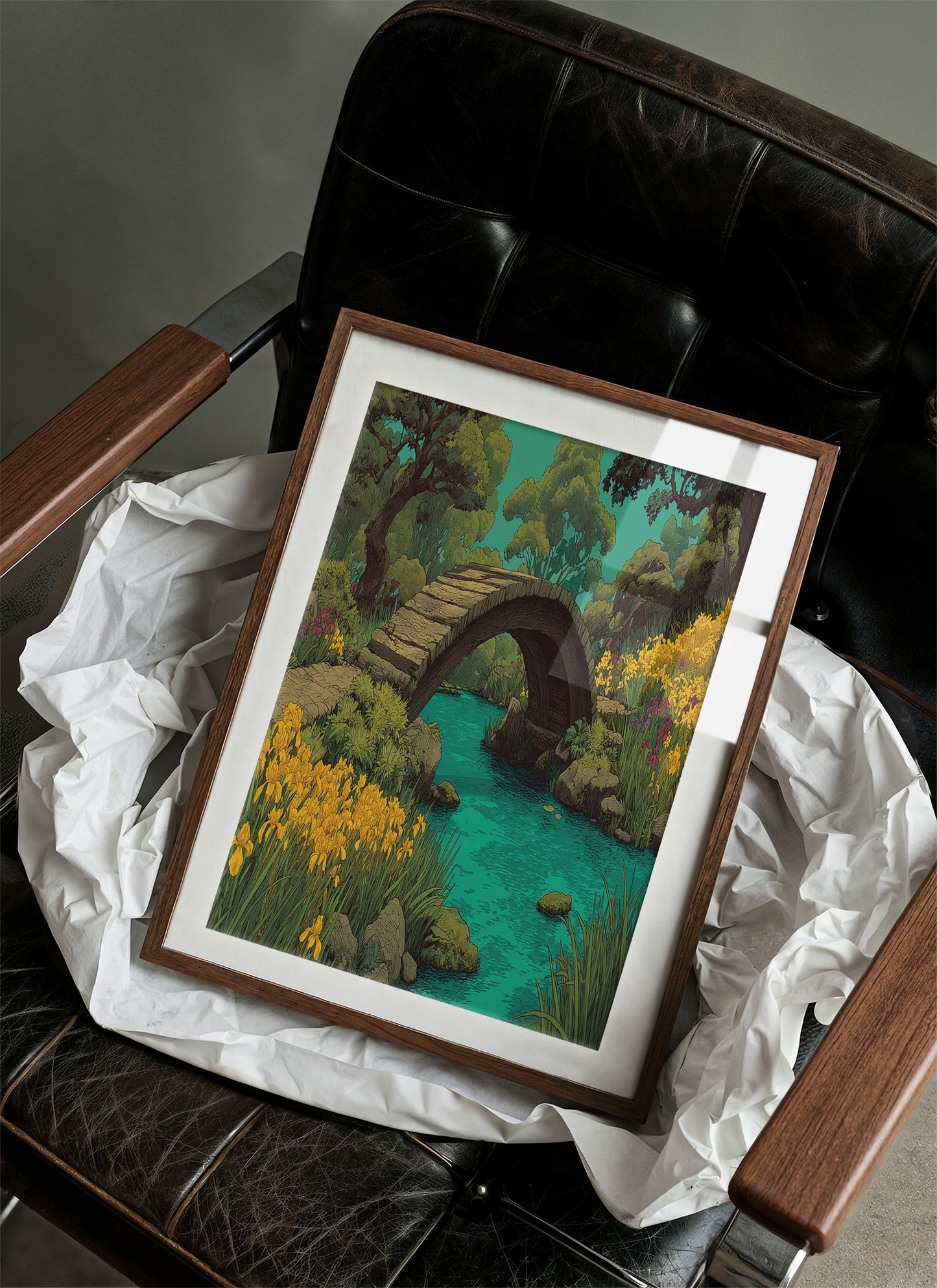 Stone Bridge Over Turquoise Waters