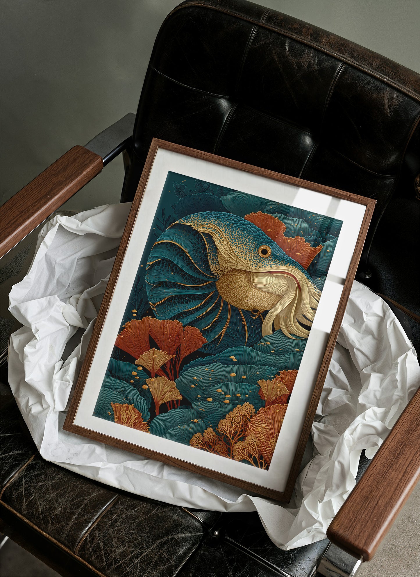 Golden Fins Amid the Reef
