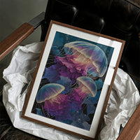 Jellyfish Drift in Deep Violet