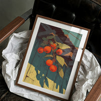 Persimmons Against the Old Roof