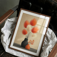 Pampas Plumes in Terracotta