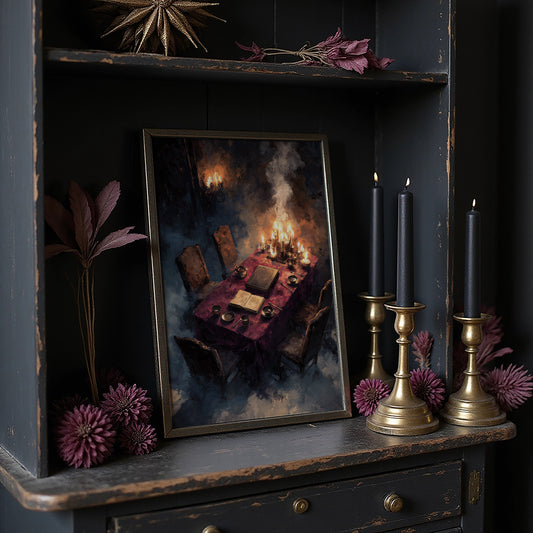 Candlelit Table, Unread Pages