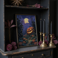 Grinning Beneath the Harvest Moon