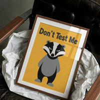 Don't Test Me