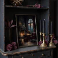 The Astronomer's Study at Dusk