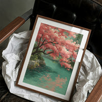 Blossoms Meet the Jade Water