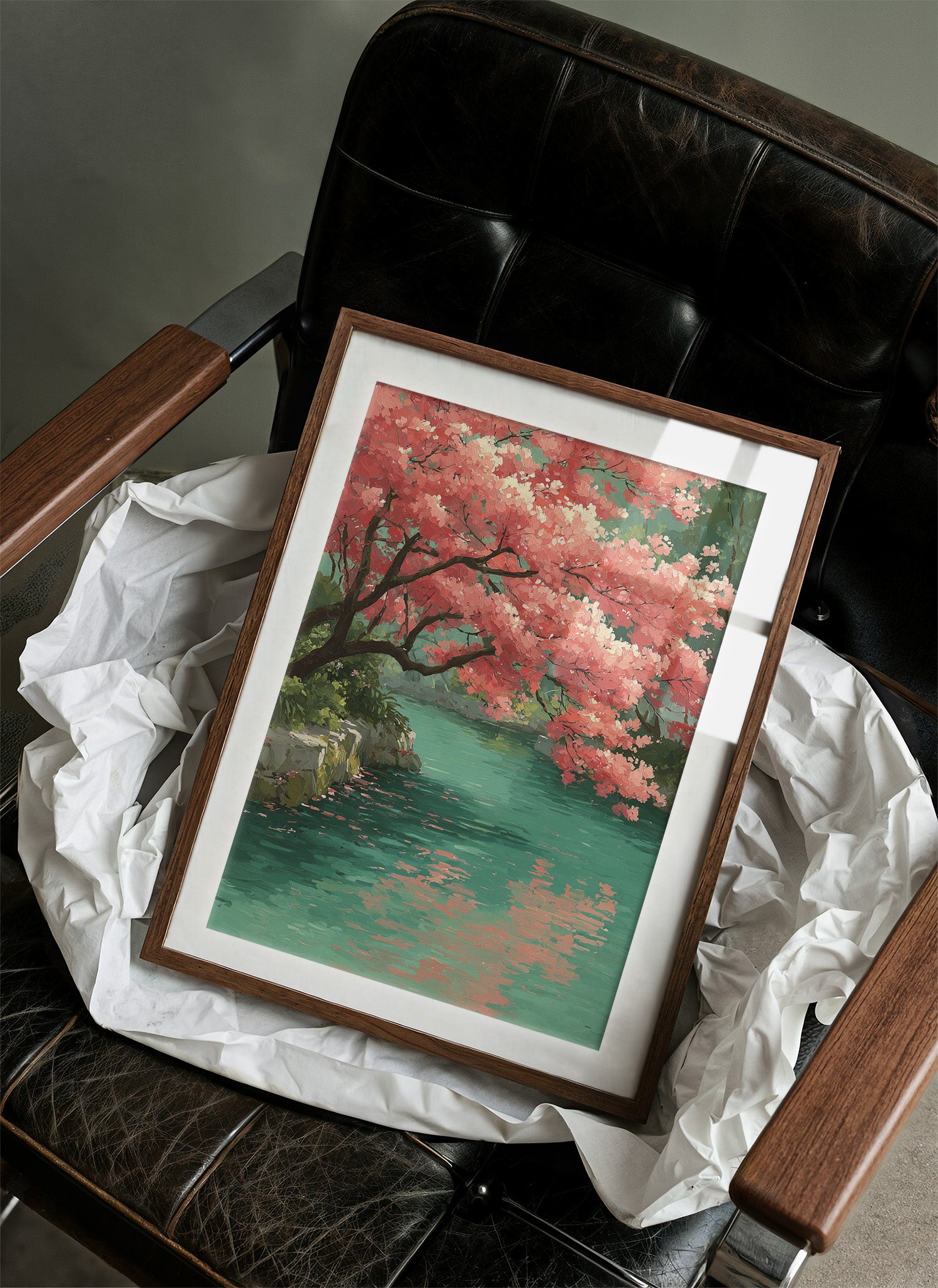Blossoms Meet the Jade Water