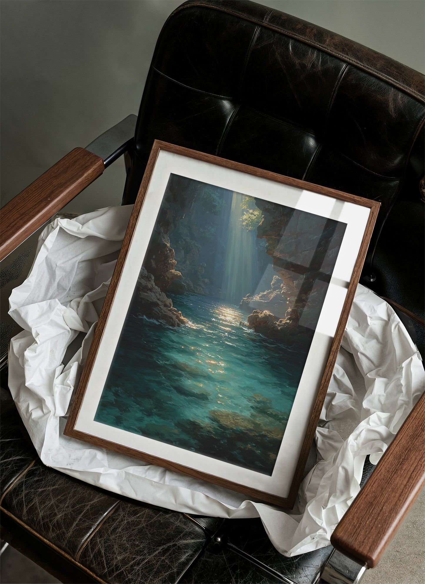 Light Finds the Sea Cave