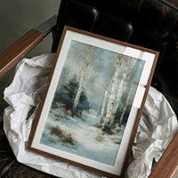 Birch Trail in Winter