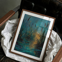 Cattails and Fireflies
