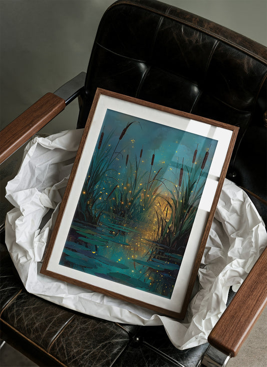 Cattails and Fireflies