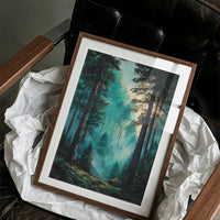 Teal Hush of the Woods