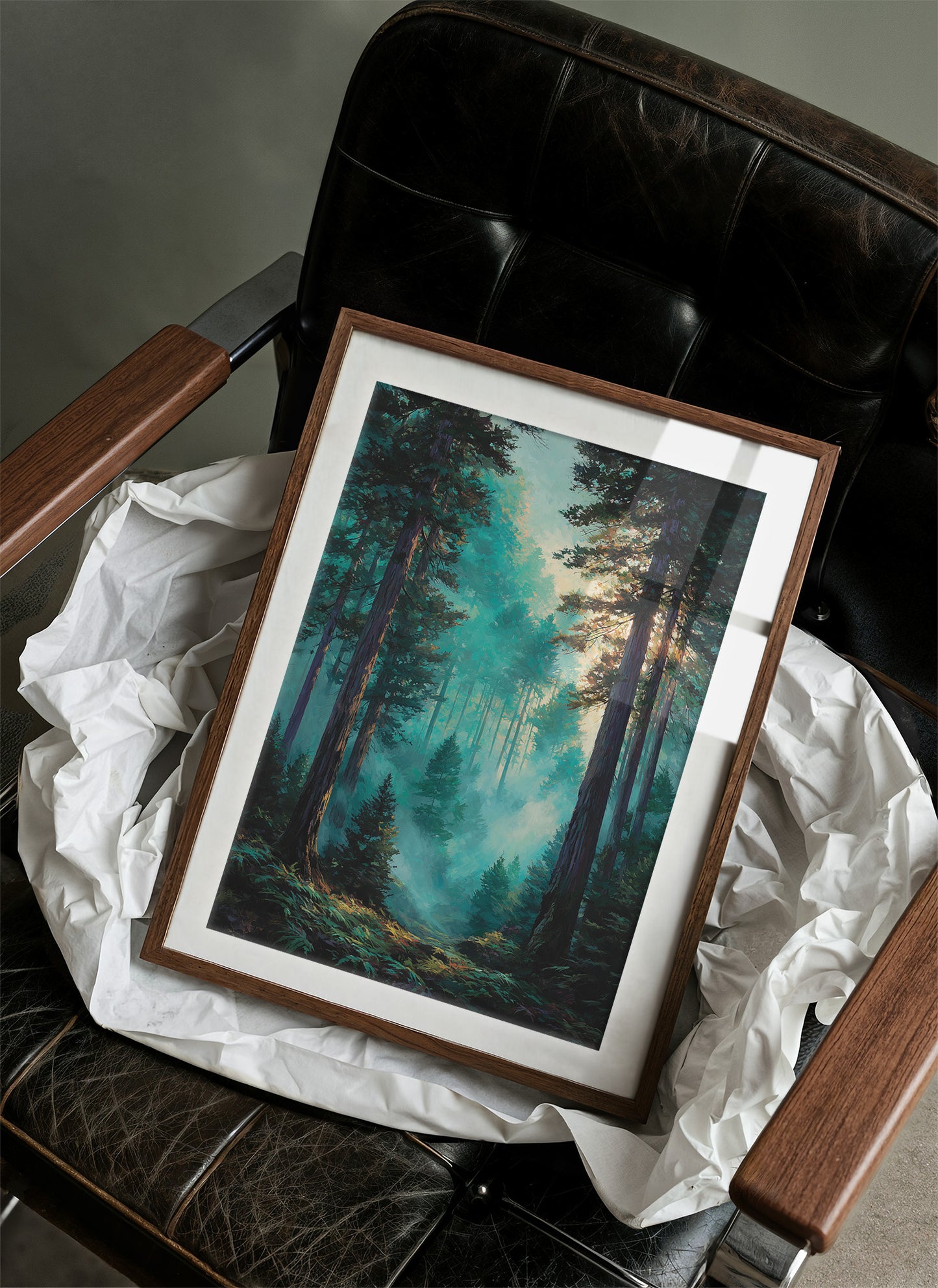 Teal Hush of the Woods