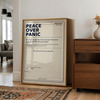 Peace Over Panic