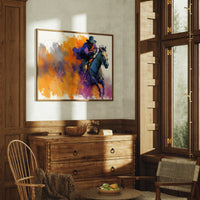 Cowboy in Full Color Burst