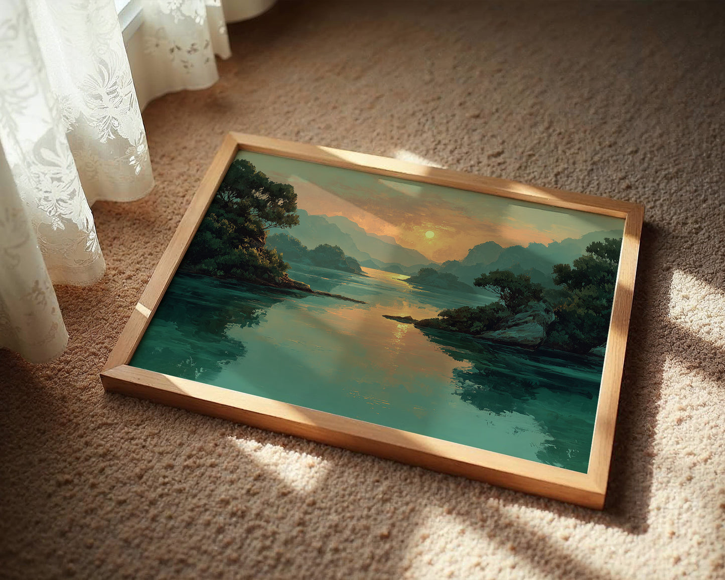 Sunset on Still Water