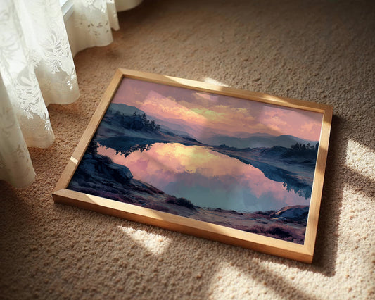 Alpine Lake at Daybreak