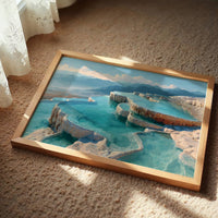 Pamukkale Blue, By Daylight