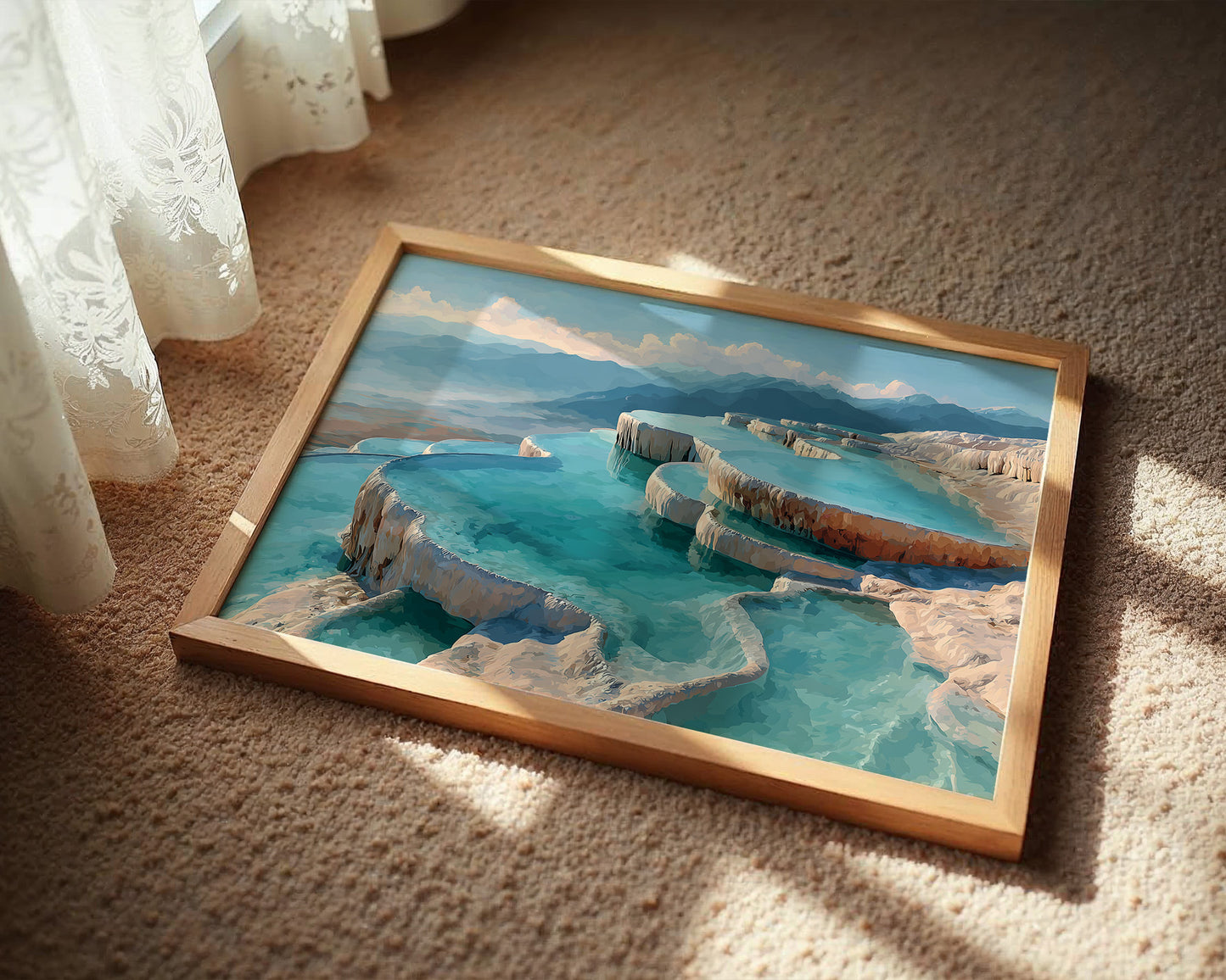Pamukkale Blue, By Daylight