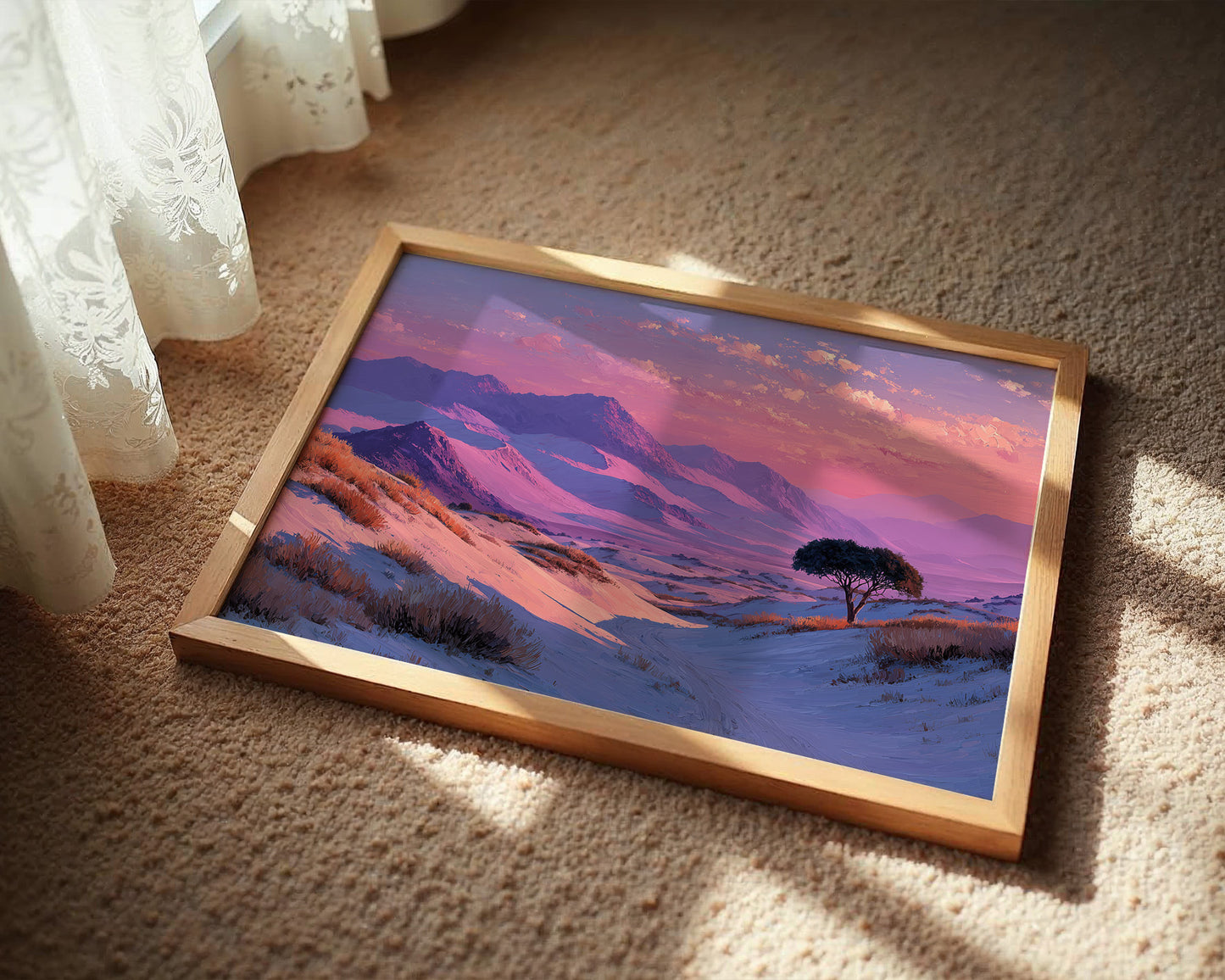 Rose Light Over the Dunes