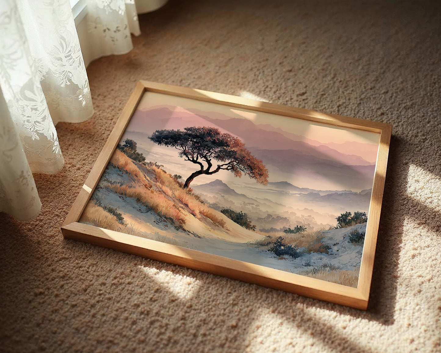 The Windswept Solitary Tree