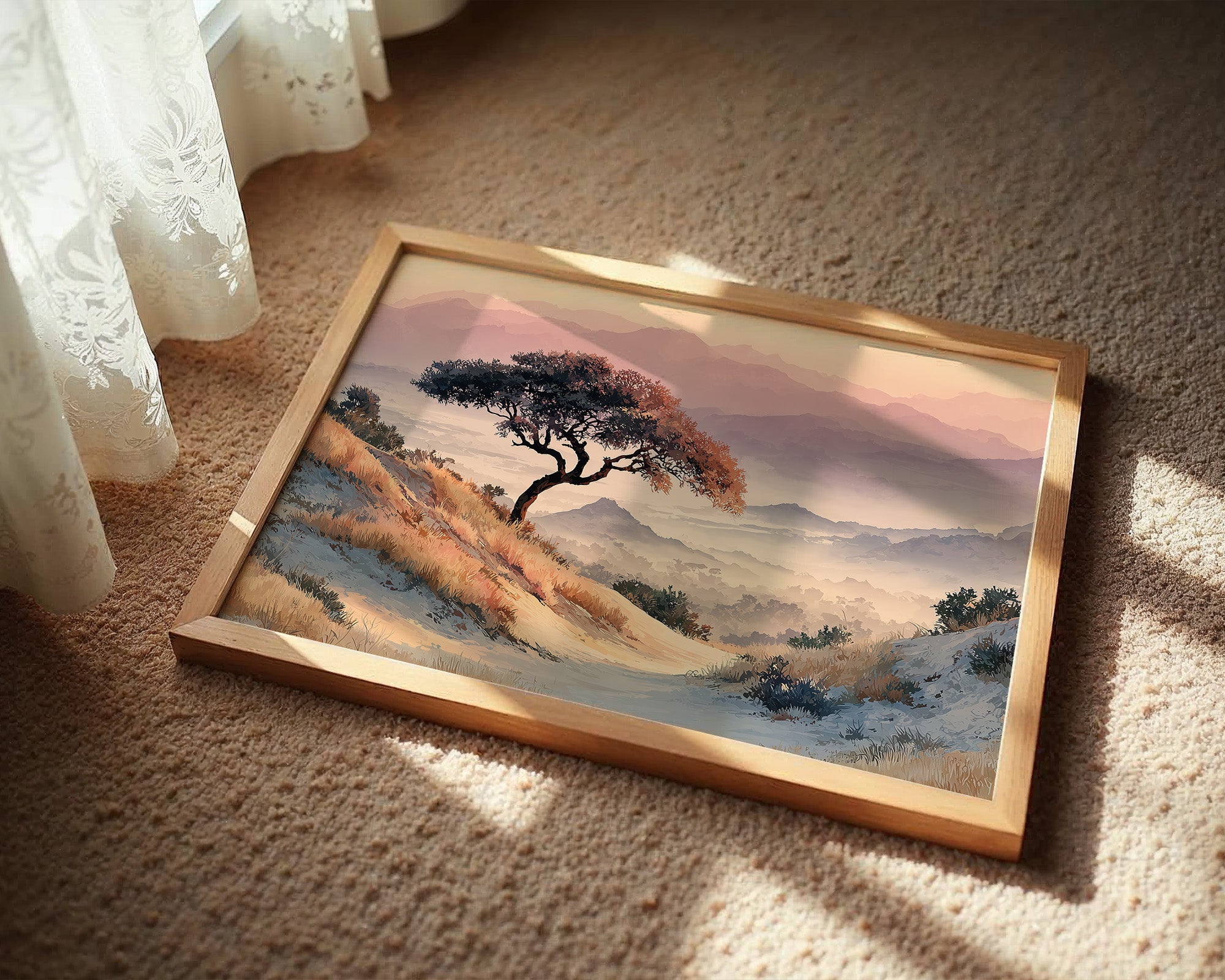 The Windswept Solitary Tree