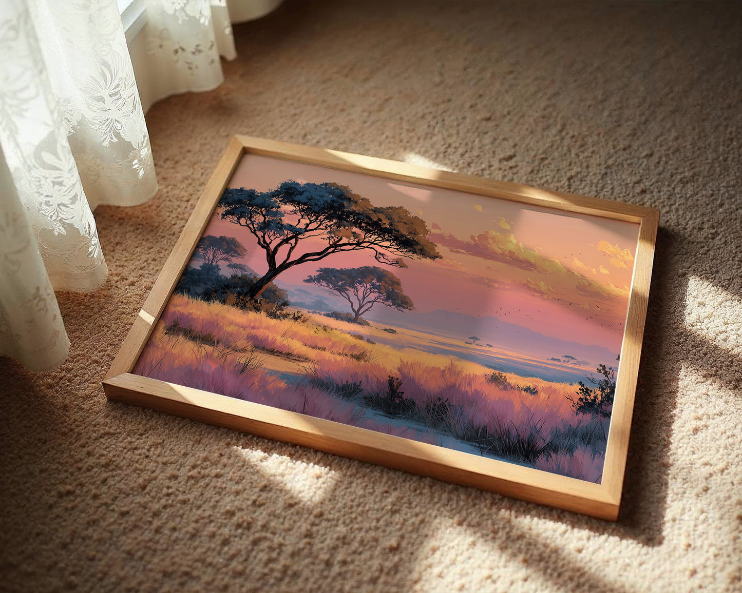 Savanna at Golden Dusk
