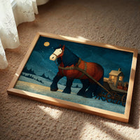 The Cart Horse's Moonlit Walk