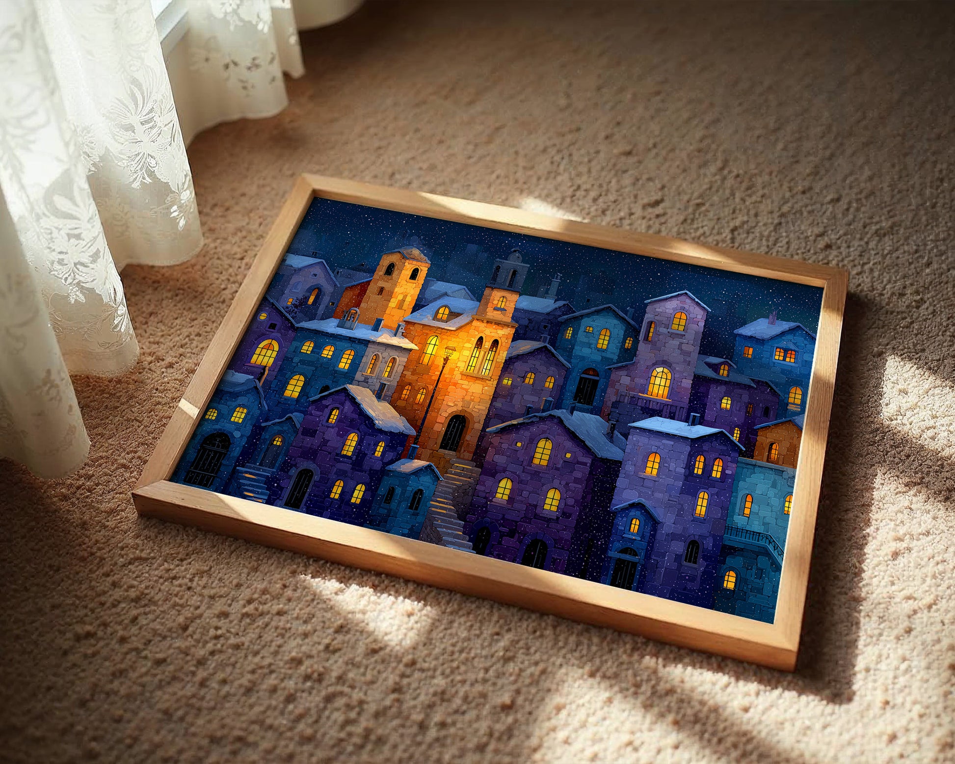 Old Town, Snowbound Night