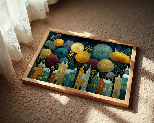 Blooms Over the Rooftops