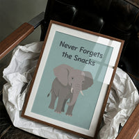Never Forgets the Snacks