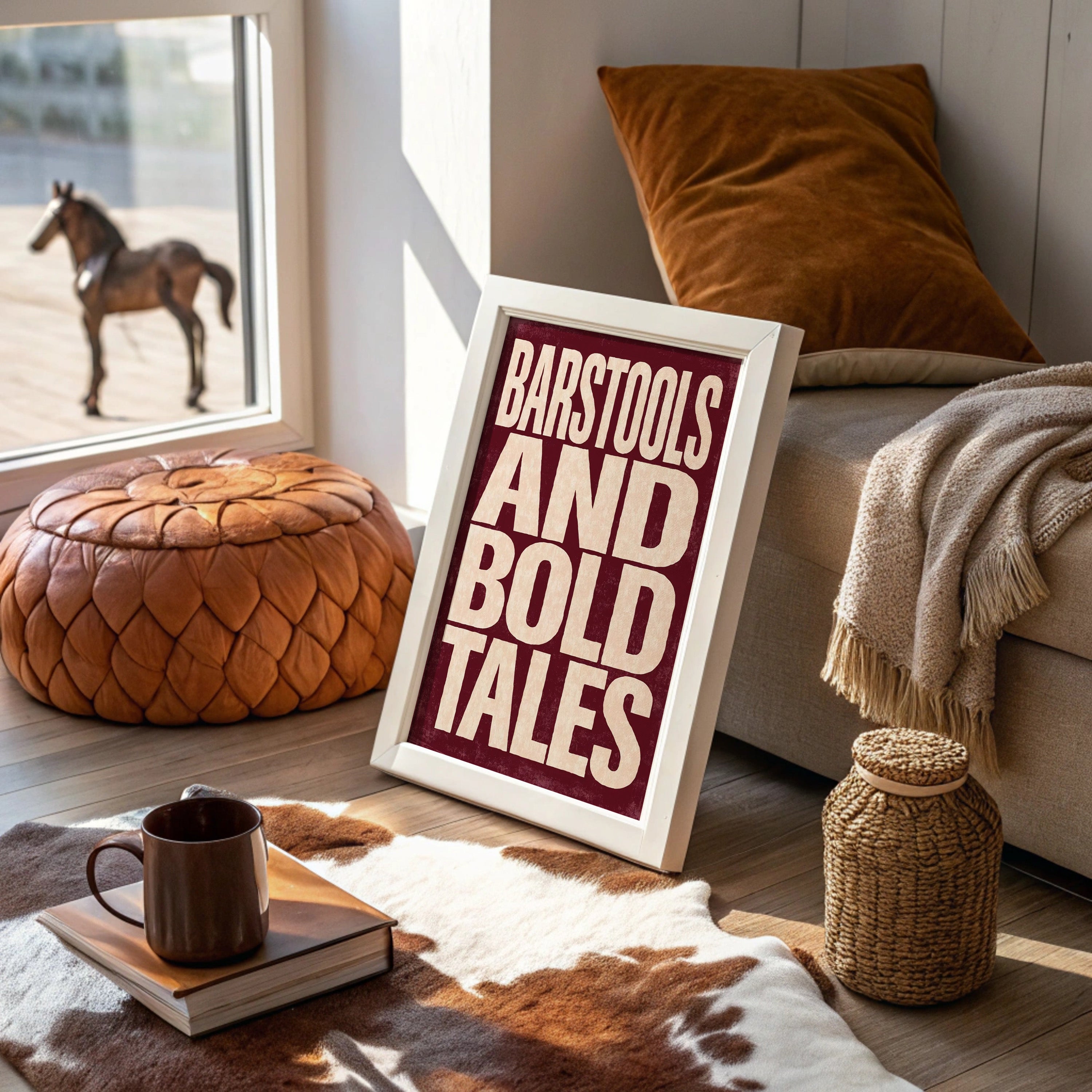 Barstools and Bold Tales