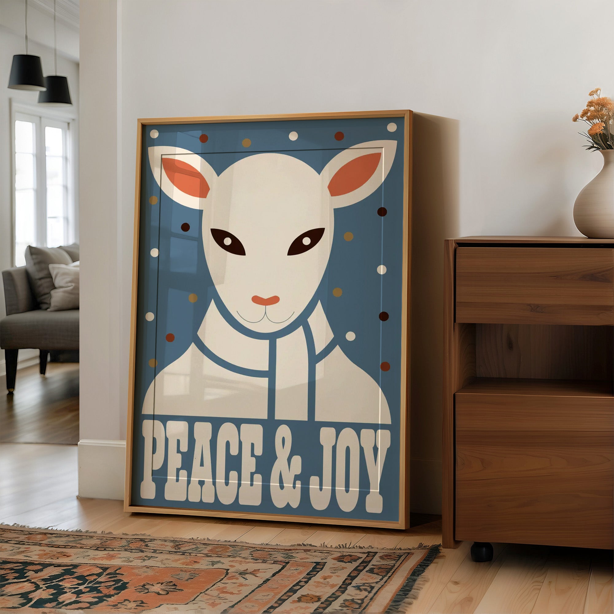 Modernist Lamb Portrait