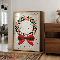 Modernist Wreath Portrait