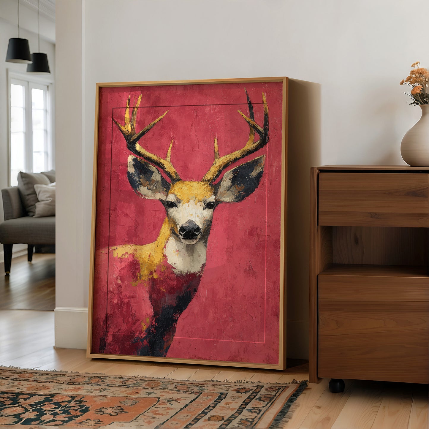 Gilded Buck Portrait