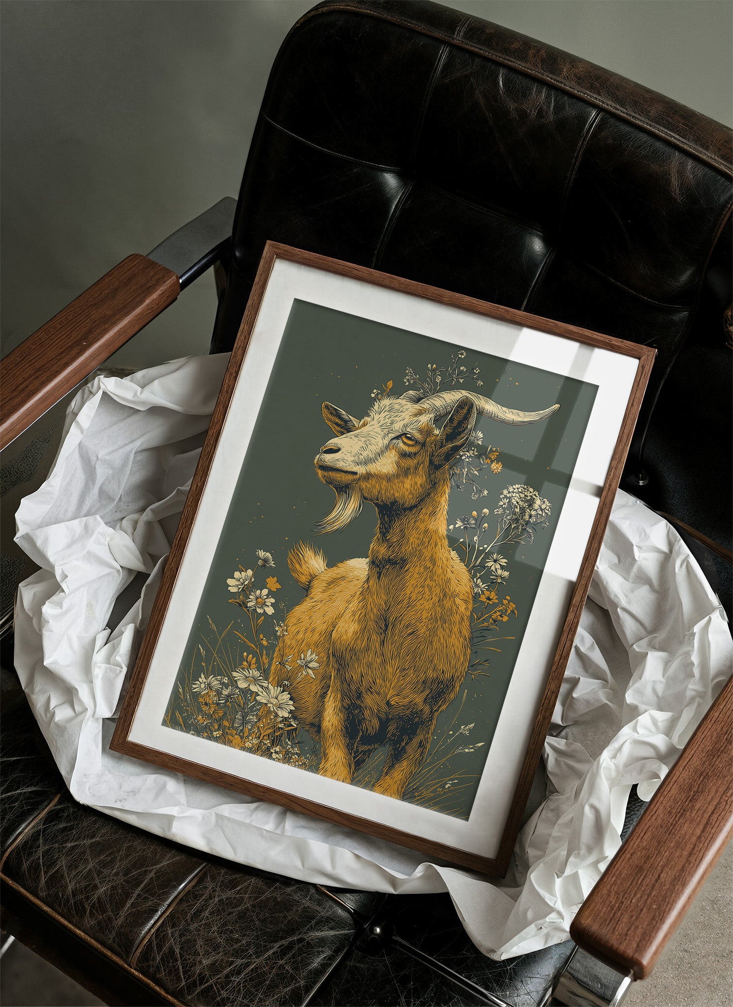 Bearded Goat in Bloom