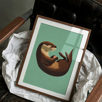 Otter and Its Shell