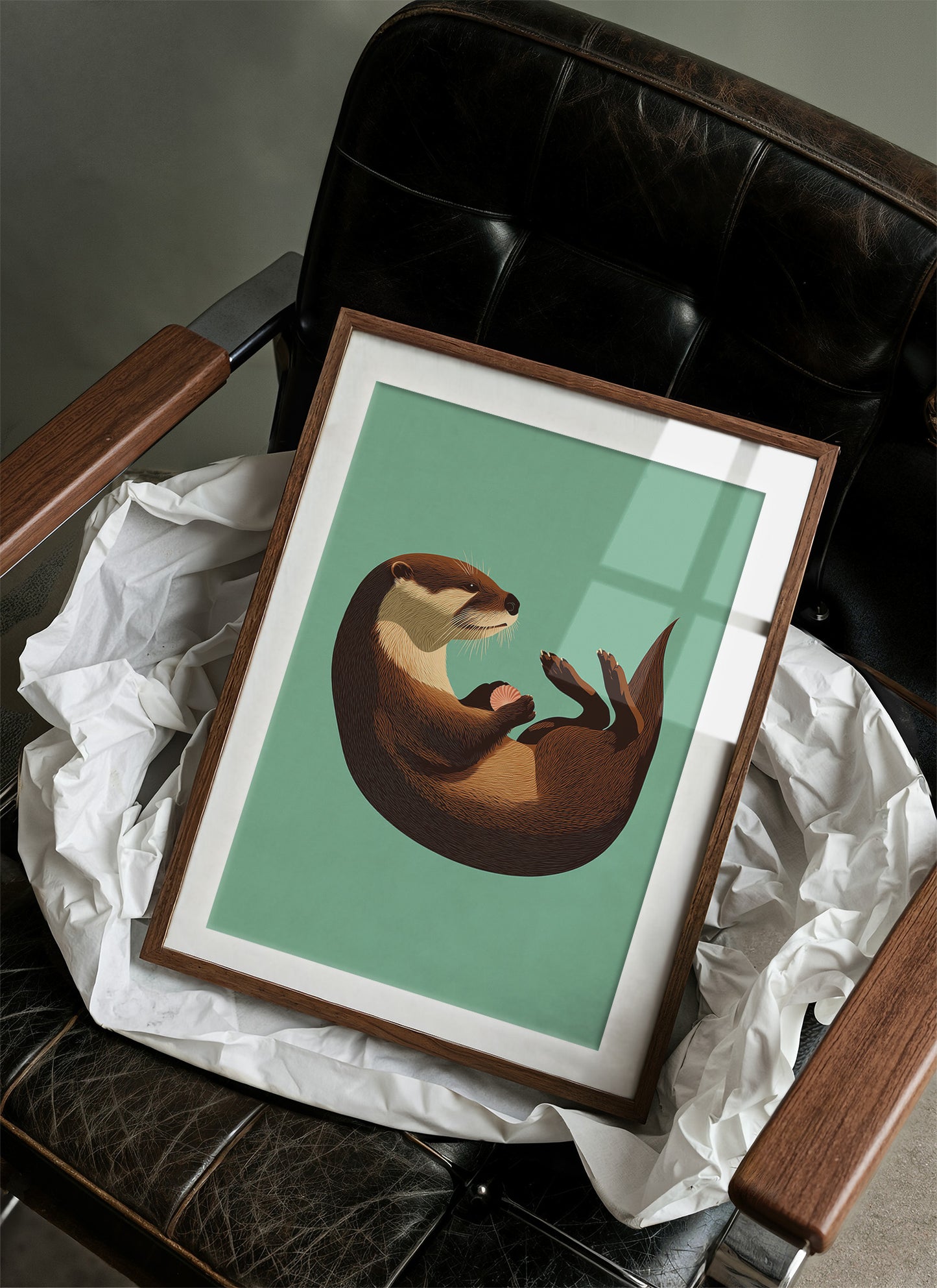 Otter and Its Shell