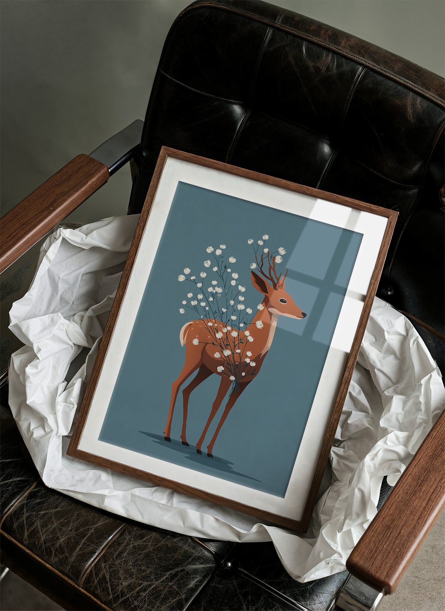 Deer Blooming Wild