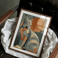 Lynx Beneath a Copper Moon