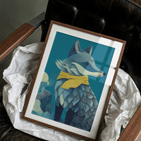 Fox Wrapped in Moonlight