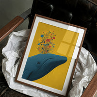 Whale Blooming Wildflowers