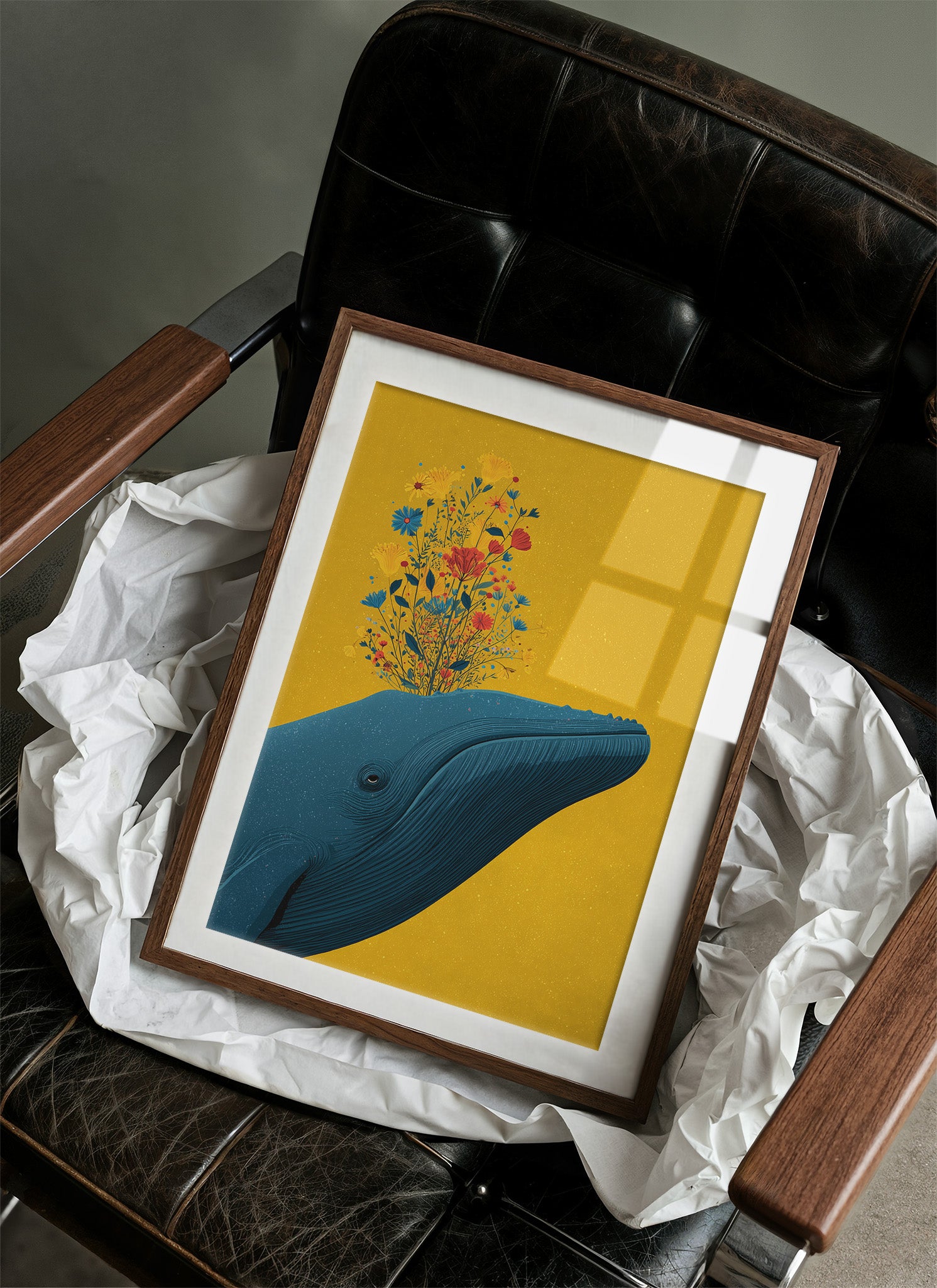 Whale Blooming Wildflowers
